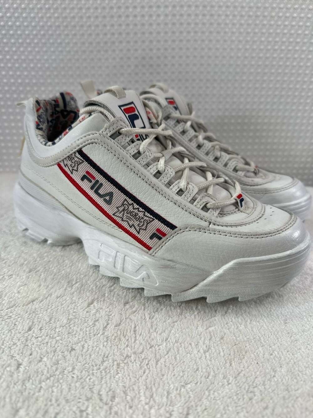 Fila Disruptor 2 "Rugrats" White Big Kids Shoes Size 5.5